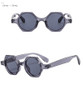 SHAUNA New Polygon Square Sunglasses Women Fashion Candy Color Round Lenses Eyewear Shades UV400 Men Sun Glasses