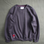 Crew Neck Pullover Sweatshirt Men 's Autumn and Winter Fleece Thick Warm Long Sleeves Sports Jacket