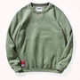Crew Neck Pullover Sweatshirt Men 's Autumn and Winter Fleece Thick Warm Long Sleeves Sports Jacket