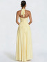 Mozision Halter Deep V Neck Sexy Maxi Dress Women Elegant Off-shoulder Sleeveless High Split Pleated Club Party Long Dress