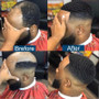 6mm 8mm 10mm 12mm African American Men Wig Hairpiece Thin Skin Hair System Replacement Human Hair Afro Wave Toupee for Black Men