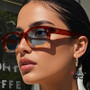 Samjune Small Frame Vintage Sunglasses For Women Men Glasses Luxury Glasses Male Popular Punk Driving Shades