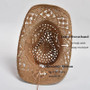 Summer Shell Beach Straw Hat Hand Woven Rope Unisex Bohemian Style Western Cowboy Hollow Holiday Sun Hat Panama Feminino