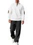 Amazon Cross-Border New European and American Men's Casual Trousers with Stand Collar, Versatile Jacquard Ribbed Knitwear Autumn Suit for Men