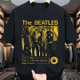 Men'S Vintage Graphic Tee Featuring The Beatles - a Heavyweight, Oversized Retro Music Shirt Showcasing John Lennon,