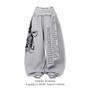ZHIZOU Women Gray Gothic Baggy Y2k Letter Print Pants Harajuku 2000s Vintage Oversize Sweatpants Wide Leg Trousers Autumn 2025