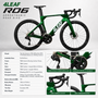 Carbon Road Bike 700C Aero Racing Complete Bike BB T47 Wheeltop EDS TX Wireless Electronic Shifting Aeroad Bike