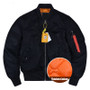 MA1 Bomber Jacket Men's Thickened Cotton Pad Coat  Autumn and Winter Baseball Uniform  Coat for Men