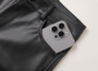 BIVIGAOS Fall Winter Fleece Loose Wide Leg Warm Leather Pants Women Button Pocket High Waist Thick PU Casual Straight Pants