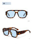 SHAUNA Fashion Double Bridges Square Women Sunglasses Retro Candy Color Leopard Men Sun Glasses Shades UV400
