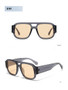 SHAUNA Fashion Double Bridges Square Women Sunglasses Retro Candy Color Leopard Men Sun Glasses Shades UV400