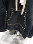 MAMELICCE Original Hooded Knitted Pullover sweatshirt jacket Casual vintage short jackets Autumn and winter thickened Sweaters