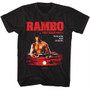 Rambo print T-shirt men's summer classic action movie graphic short-sleeved casual street style loose fit Streetwear graphic top