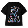M-8XL Oversized Tshirts New Korean T-shirt Loose Summer Enlarged Round Neck Casual Couple Top Short Sleeve Men's Shirt