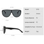 2026 Brand New Oversized Pilot Sunglasses Women Fashion Candy Color Shades UV400 Men Punk Gradient Sun Glasses Cyling Glasses
