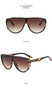 2026 Brand New Oversized Pilot Sunglasses Women Fashion Candy Color Shades UV400 Men Punk Gradient Sun Glasses Cyling Glasses