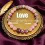 Colorful Imperial Jasper Rose Quartz Beaded Bracelet Women Fashion Jewelry for Love and Friendship Bracelet for Women Charm
