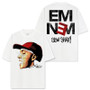 American Hip Hop Eminem Eminem Printed Short Sleeve T-Shirt Casual Crew Neck Men's and Women's Retro Fashion Short Sleeve Top