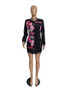 Elegant and Beautiful Womens Dresses Winter Long Sleeve Sexy Punk Mini Dress Black Short Tight Dress Wholesale Dropshipping