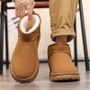 2026 Winter Snow Boots for Men New Fashion Australia Boots 36-45 Classic Top Quality Suede Leather Ankle Boots Warm Women Shoes