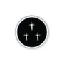 3pcs/Box Dental Tooth Gems Teeth Crystal Ornament Metal Tooth Gems Various Shape Beauty Oral Decorations