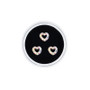 3pcs/Box Dental Tooth Gems Teeth Crystal Ornament Metal Tooth Gems Various Shape Beauty Oral Decorations