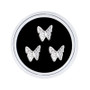 3pcs/Box Dental Tooth Gems Teeth Crystal Ornament Metal Tooth Gems Various Shape Beauty Oral Decorations