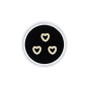 3pcs/Box Dental Tooth Gems Teeth Crystal Ornament Metal Tooth Gems Various Shape Beauty Oral Decorations