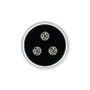 3pcs/Box Dental Tooth Gems Teeth Crystal Ornament Metal Tooth Gems Various Shape Beauty Oral Decorations