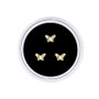 3pcs/Box Dental Tooth Gems Teeth Crystal Ornament Metal Tooth Gems Various Shape Beauty Oral Decorations
