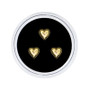 3pcs/Box Dental Tooth Gems Teeth Crystal Ornament Metal Tooth Gems Various Shape Beauty Oral Decorations