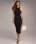 Women's Sleeveless Ruched Jersey Dress | Donna Karan New York