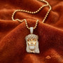Luxury Face Jesus Head Moissanite Pendant Necklace Gold Christian Charm Hip Hop Fashion Jewelry Wedding Gift Unisex