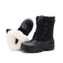 Men Camouflage Snow Boots Waterproof Rubber Toe Cap Warm Faux Fur Lined Lace-Up Non-Slip Outdoor Hiking Boots Winter Men's Boots