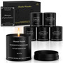 Scented Candles Gift Set for Men - 6 Pack Soy Wax Masculine Candles  Wood Scents  Birthday & Gifts for Men, Dad, Husband