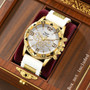 Luxury Business Men Watch Silicone Strap Quartz WristWatch Male Calendar Clock Reloj Hombre