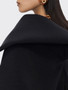 TWOTWINSTYLE Solid Loose Spliced Zipper Fashion Jackets for Women Lapel Long Sleeves Patchwork Lace Up Casual Jacket Female New