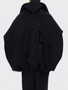 TWOTWINSTYLE Solid Loose Spliced Zipper Fashion Jackets for Women Lapel Long Sleeves Patchwork Lace Up Casual Jacket Female New