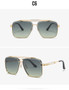 High Quality Male Female Sunglasses Square Shape Alloy Frame Women Sun Glasses UV400 Protection Man Sunglass