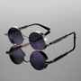 KAMMPT Round Punk Sunglasses Men Fashion Vintage Multi-color Gradient Sun Glasses Trendy Classic Luxury Brand Designer Shades