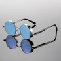 KAMMPT Round Punk Sunglasses Men Fashion Vintage Multi-color Gradient Sun Glasses Trendy Classic Luxury Brand Designer Shades