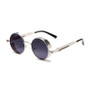 KAMMPT Round Punk Sunglasses Men Fashion Vintage Multi-color Gradient Sun Glasses Trendy Classic Luxury Brand Designer Shades