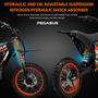 2000W Brushless Electric Dirt Bike 48V Lithium Battery Off-Road Motorcycle up to 60km/h