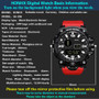 Multifunctional outdoor men's casual electronic watch men and women students fashion running sports watch
