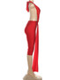 Weird Puss Patchwork Halter Romper Women Ribbon Sleeveless Elastic Backless Workout Activewear Midnight Activity Slim Playsuits