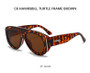 Oversized Oval Pilot Shield Sunglasses Women Big 2025 Luxury Brand Retro Y2K Punk Mirror Sun Glasses For Ladies Shades UV400