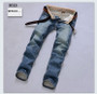 New Men's Spring Autumn Jeans Classic Male Skinny Straight Stretch Brand Denim Pants Summer Overalls Slim Fit Trouser Men Jeans