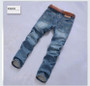 New Men's Spring Autumn Jeans Classic Male Skinny Straight Stretch Brand Denim Pants Summer Overalls Slim Fit Trouser Men Jeans