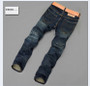 New Men's Spring Autumn Jeans Classic Male Skinny Straight Stretch Brand Denim Pants Summer Overalls Slim Fit Trouser Men Jeans