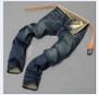 New Men's Spring Autumn Jeans Classic Male Skinny Straight Stretch Brand Denim Pants Summer Overalls Slim Fit Trouser Men Jeans